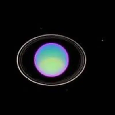 Clear and Hazy Gas Layers in Uranus' Atmosphere