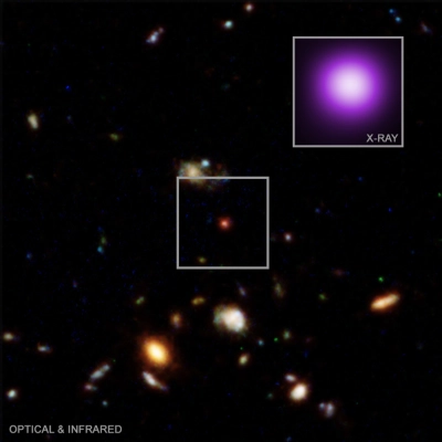 3DHST-AEGIS-12014 - An X-ray emitting "little red dot" about 11.8 billion light-years from Earth.