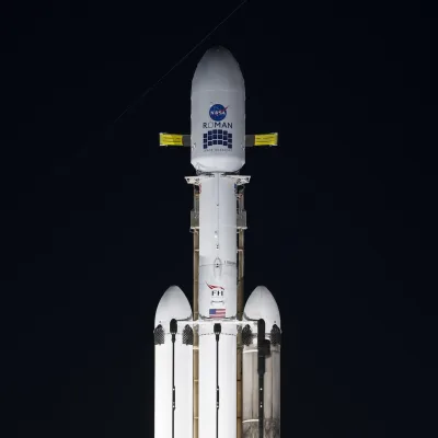 Roman Space Telescope Vertical at LC 39A