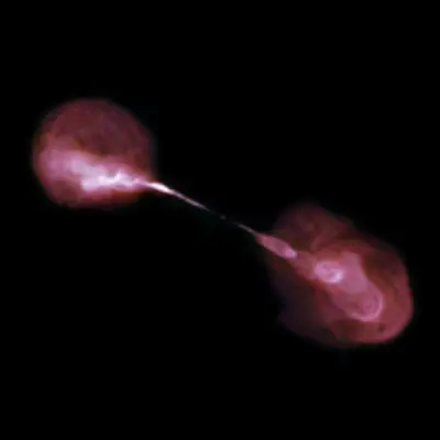 VLA Radio Image of Hercules A (3C 348)