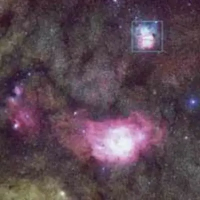 M8 (Lagoon Nebula) and M20 (Trifid Nebula)