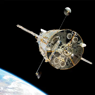 Hubble From Behind (2009)