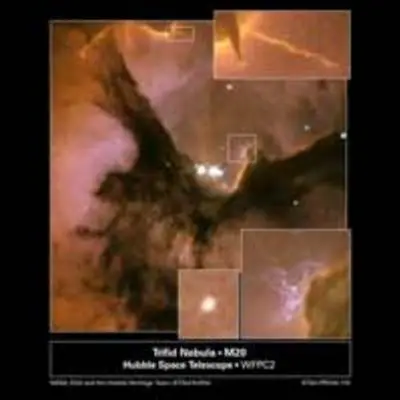 New Hubble Image Reveals Details in the Heart of the Trifid Nebula