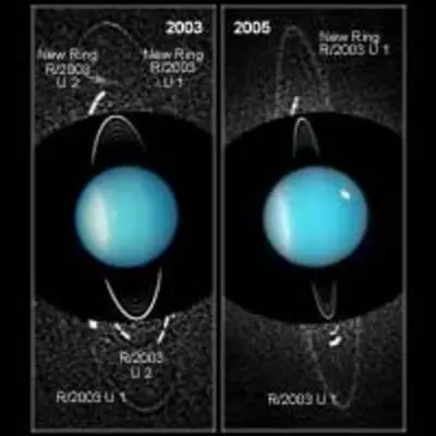 Newly Discovered Moon and Rings of Uranus