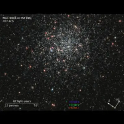 Compass/Scale Image for NGC 1846