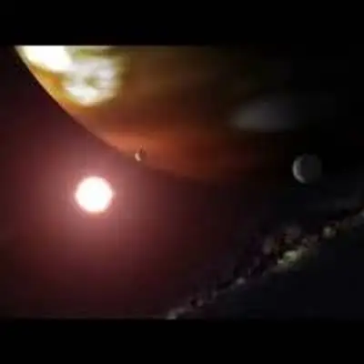 Giant World Orbiting Red Dwarf Star Gliese 876