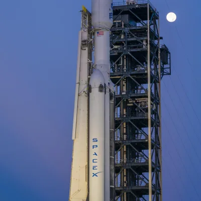 Roman Space Telescope Vertical at LC 39A