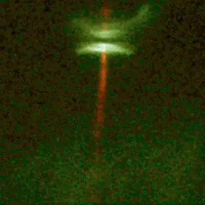 Reddish Jet of Gas Emanates From Forming Star HH-30