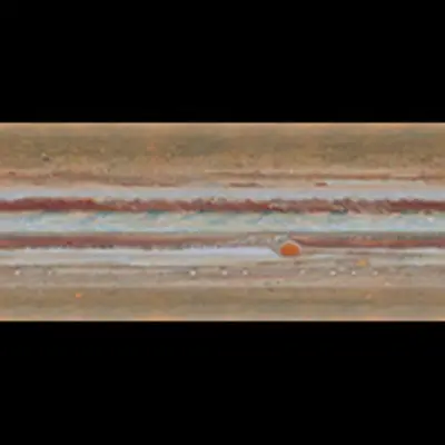 Jupiter Global Map from Hubble OPAL Data, Rotation 2
