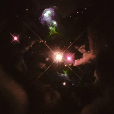 Herbig Haro 32: Jets of Material Ejected From a Young Star
