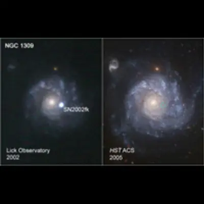Lick Observatory Ground-Based Image of SN2002fk in NGC 1309