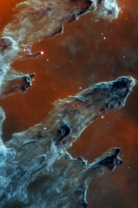 Pillars of Creation space wallpaper preview