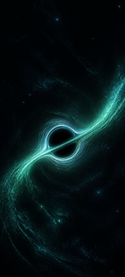 Emerald Gravity space wallpaper preview