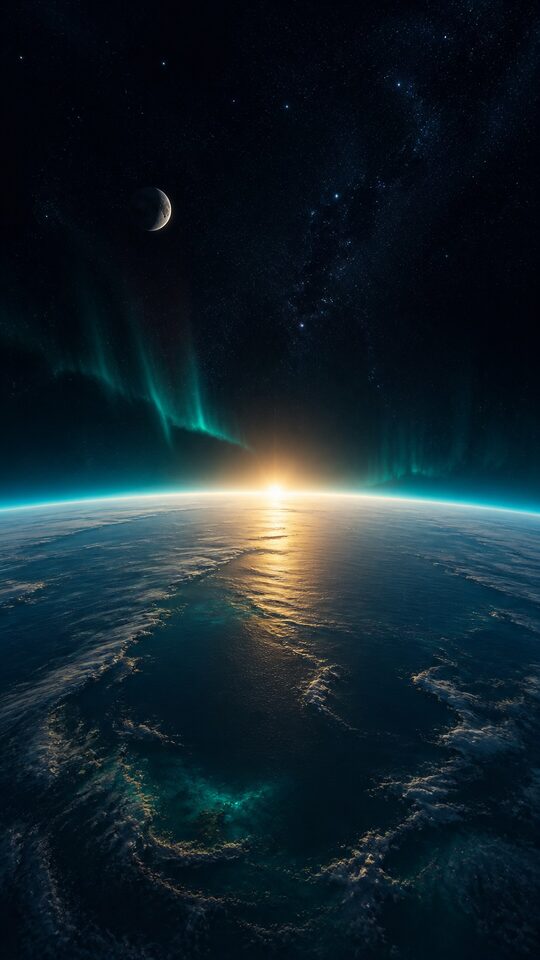 Exoplanet Dawn space wallpaper preview