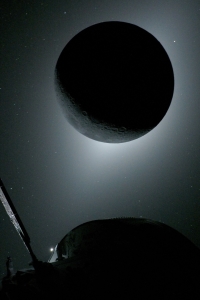 Artemis II Wallpaper : Eclipse View from Orion space wallpaper preview